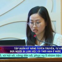 Tập huấn kỹ năng tuyên truyền tư vấn XKLD (1)